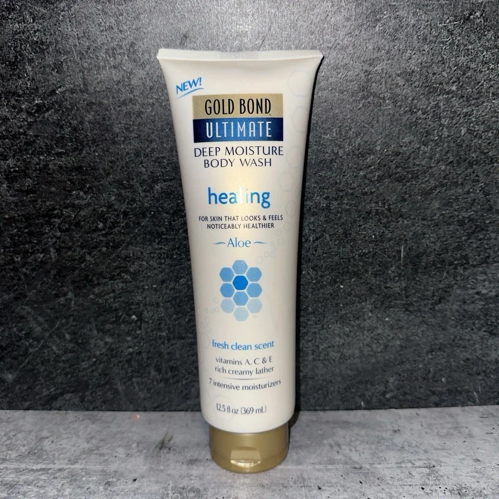 Gold Bond Ultimate Deep Moisture Body Wash Healing Aloe Fresh Clean Scent 12.5oz